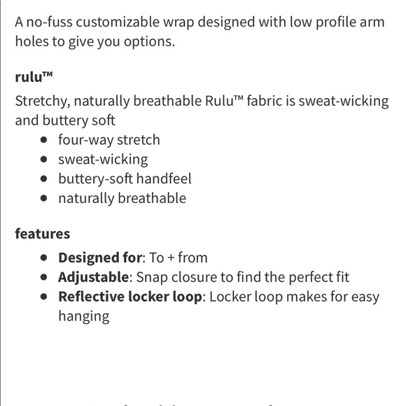 Lululemon Vinyasa Scarf Wrap - Picture 12 of 12